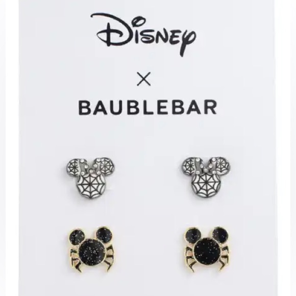 BAUBLEBAR X DISNEY • SPIDER STUD EARRINGS • NIB - Picture 1 of 4